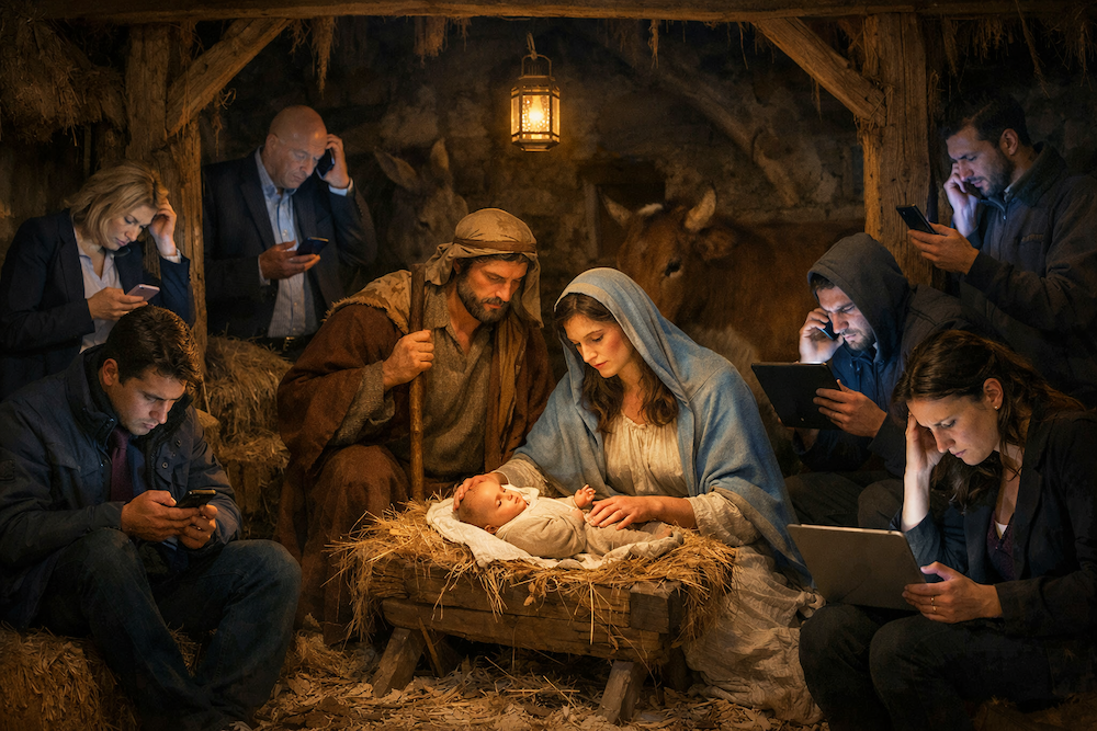 The Modern World Meets the Nativity